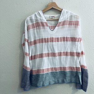 LemLem by Liya Kebede Striped Hooded Top Women's Size XS